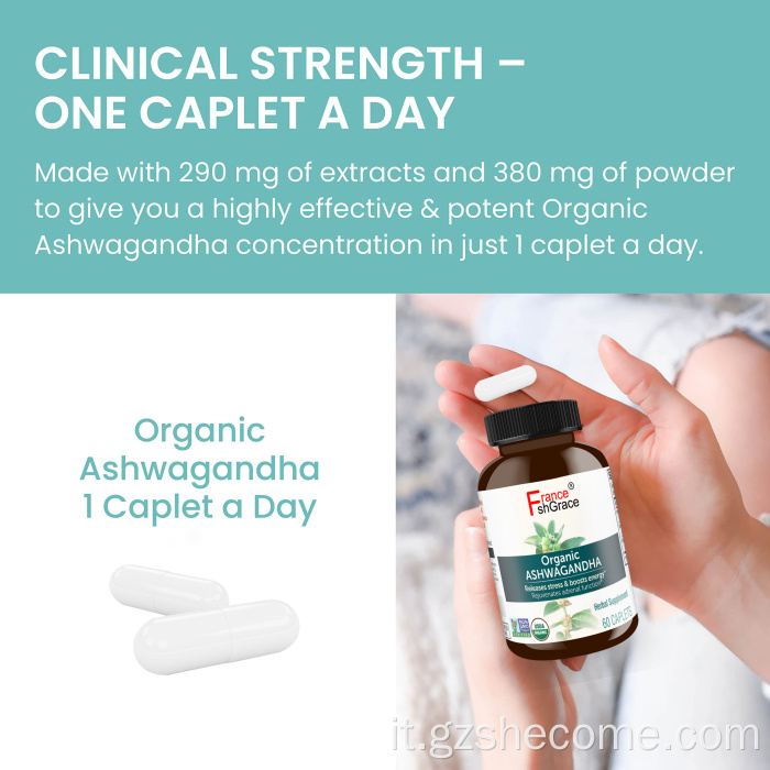 Le capsule di Ashwagandha supportano migliorare la qualità del sonno